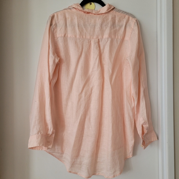 GAP Boyfriend Fit Linen Shirt - Picture 3 of 3